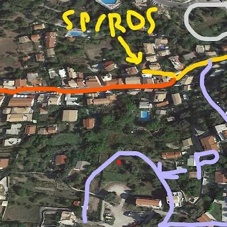 Spiros - Agios Gordios Beach, Corfu, Greece Apartament